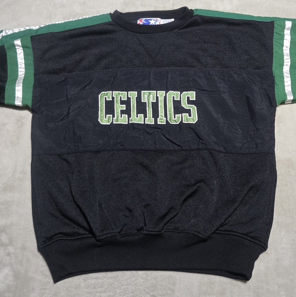 Vintage STARTER Boston Celtics Sweatshirt Mens Sz L RARE Find NBA Collectible - Picture 2 of 8